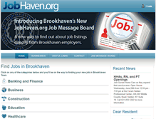 Tablet Screenshot of jobhaven.org